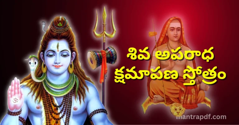 Siva Aparadha Kshamapana Stotram