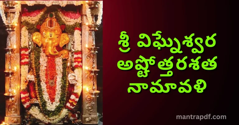 Sri Vighneswara Ashtottara Sata Namavali