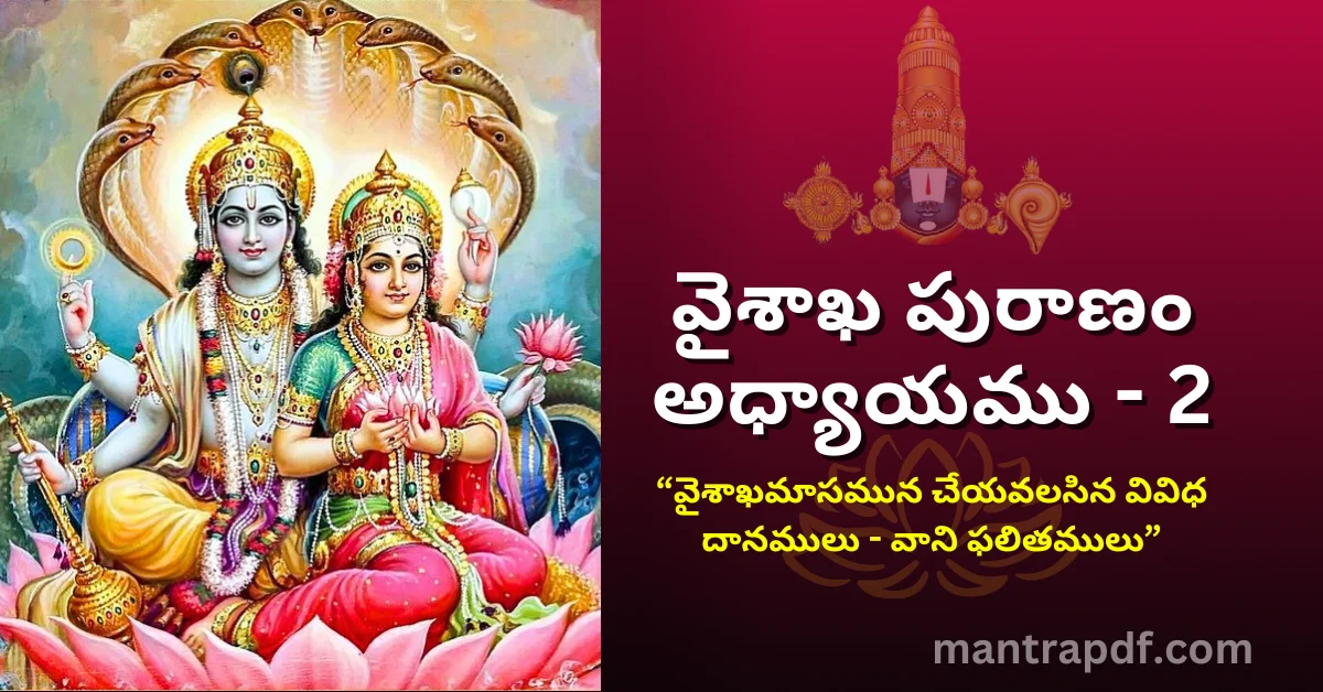 Vaisakha Puranam - Day 2