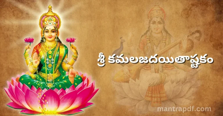 Sri Kamalajadayitashtakam