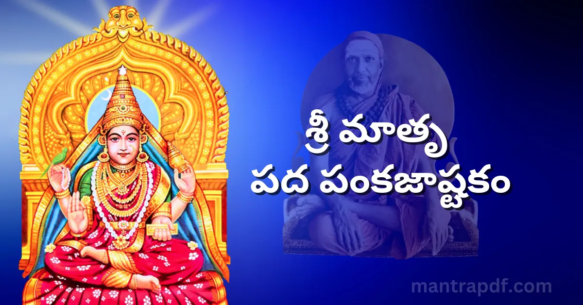 Sri Matru Pada Pankaja Ashtakam