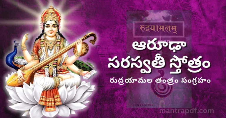 Arudha Saraswati Stotram