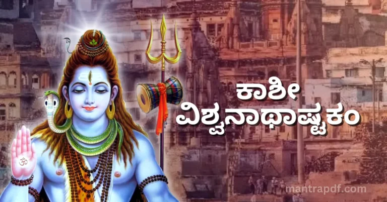 Kasi Vishwanathashtakam Kan