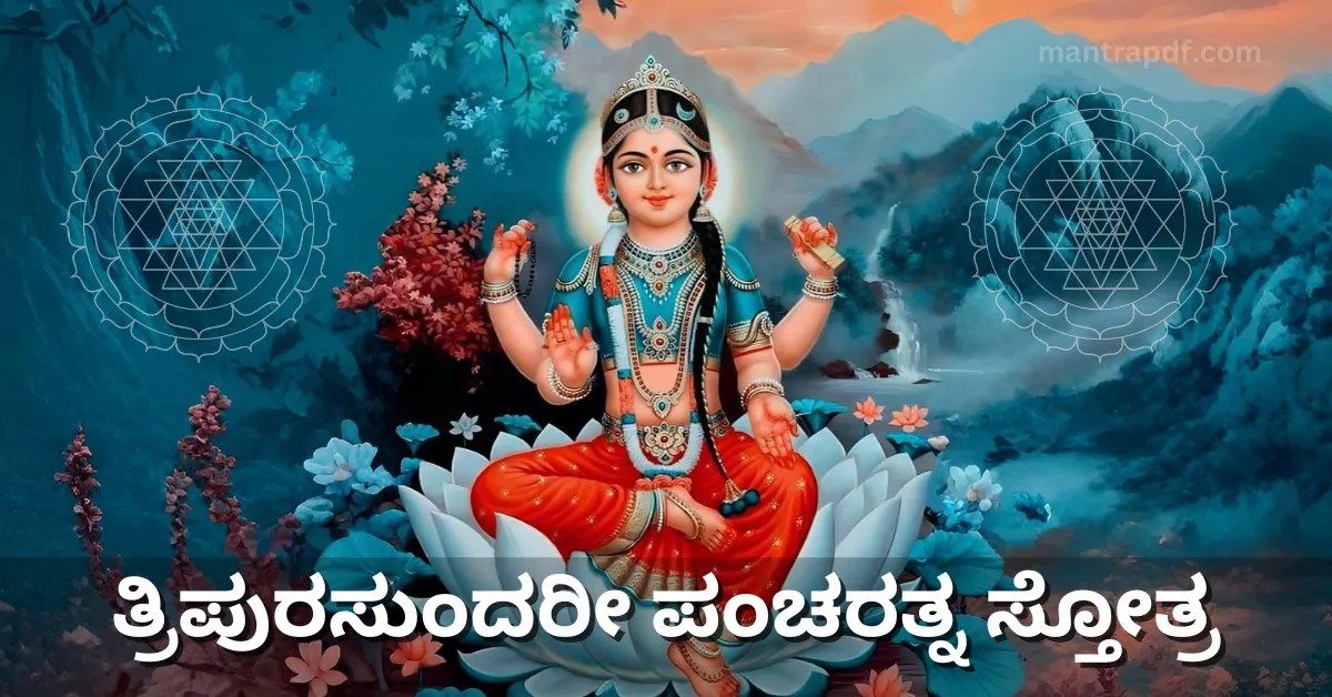 Tripura Sundari Pancharatna Stotra