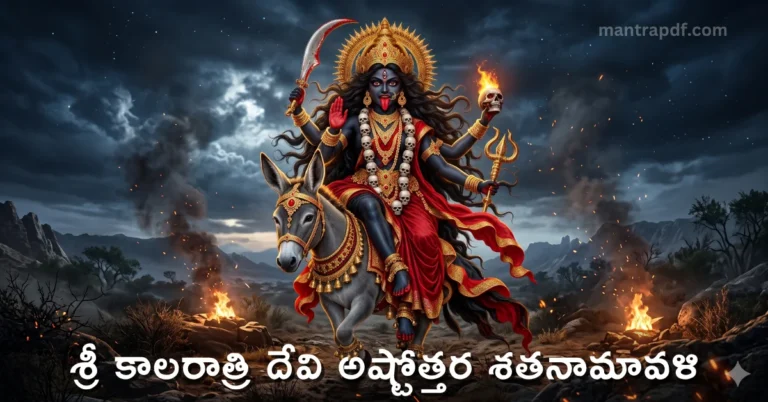 Sri Kalaratri Devi ashtottara Shata Namavali