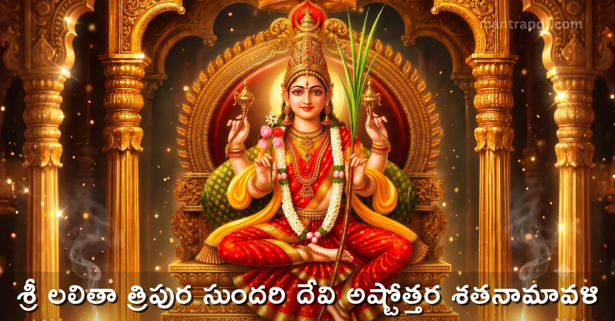 Sri Lalita Tripura Sundari Devi Ashtottara Shatanamavali
