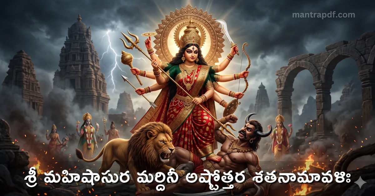 Sri Mahishasura Mardini Ashtottara Shatanamavali